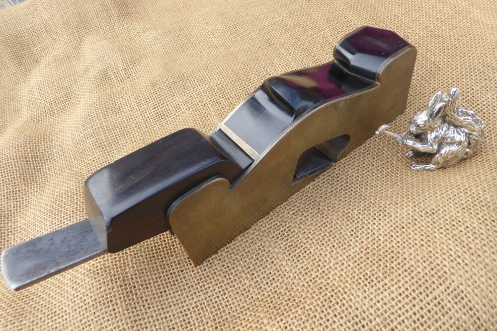 J Holland (68 Oakley St. London) Improved Gunmetal Shoulder Infill Plane - Circa 1861-92