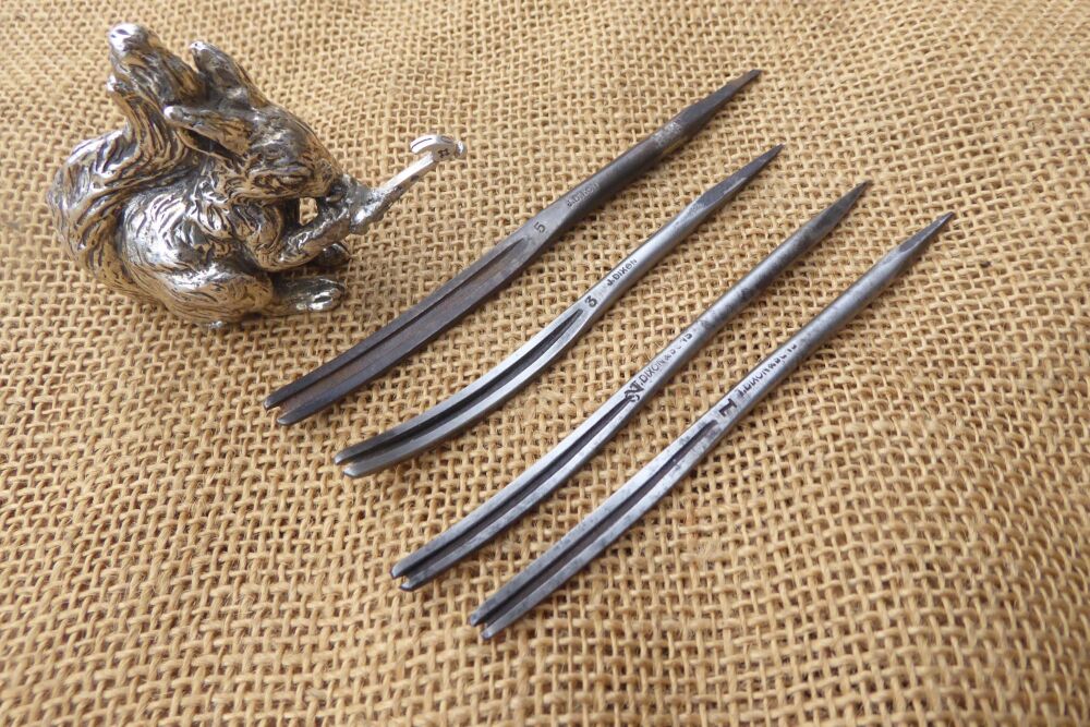 Job Lot Of 4 J Dixon Leather Workers' / Saddlers' Edge Shaves