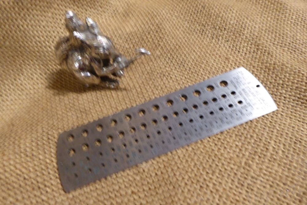 The L S Starrett Co. No.186 Drill & Wire Gauge