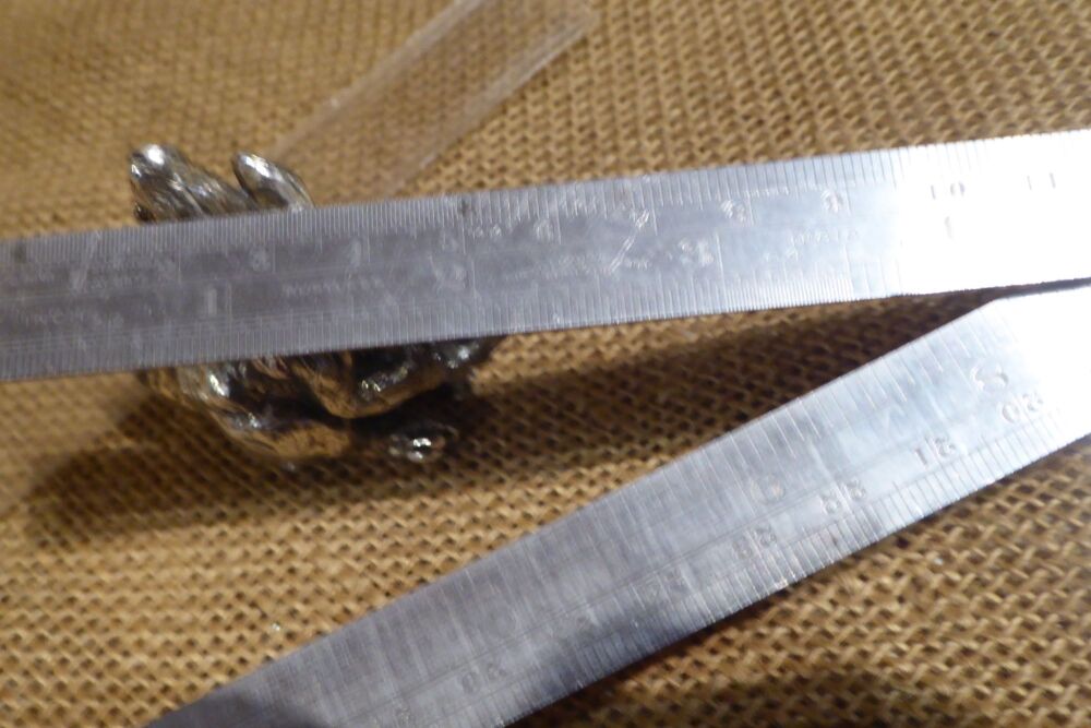 Chesterman No.818 2ft 4 Fold Steel Rule - Metric & Imperial