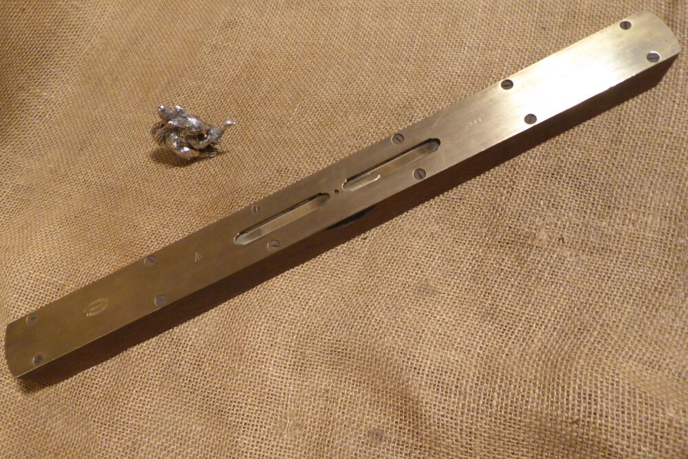I & D Smallwood 18" Brass Topped Spirit Level - Broad Arrow Marked 1944