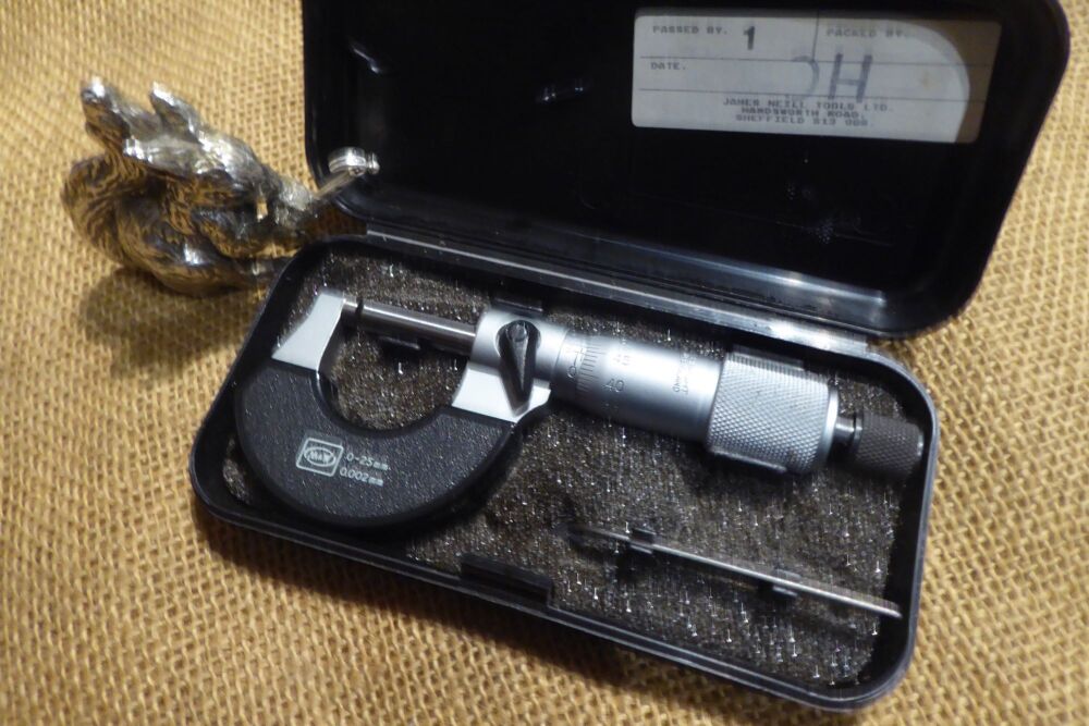 Moore & Wright No.961MB 0-25mm Metric Micrometer