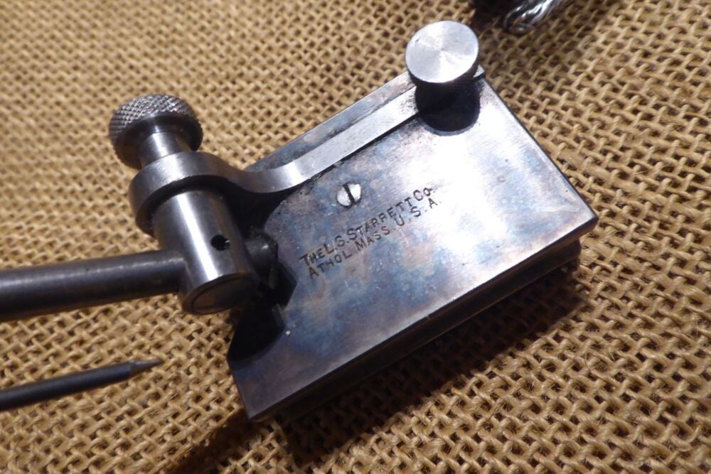 The L S Starrett Co. Small Surface Gauge & Scriber