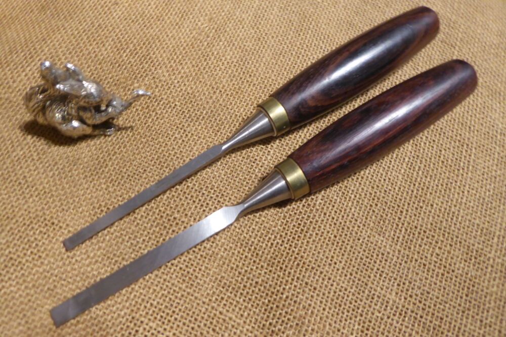 Marples 6mm & 10mm Bevel Edged Wooden Handled Chisels