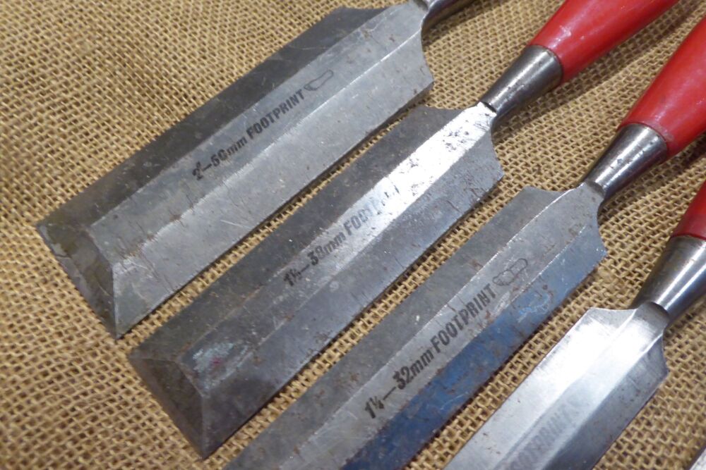 Footprint Bevel Edge Chisel Set - Up To 2" / 50mm