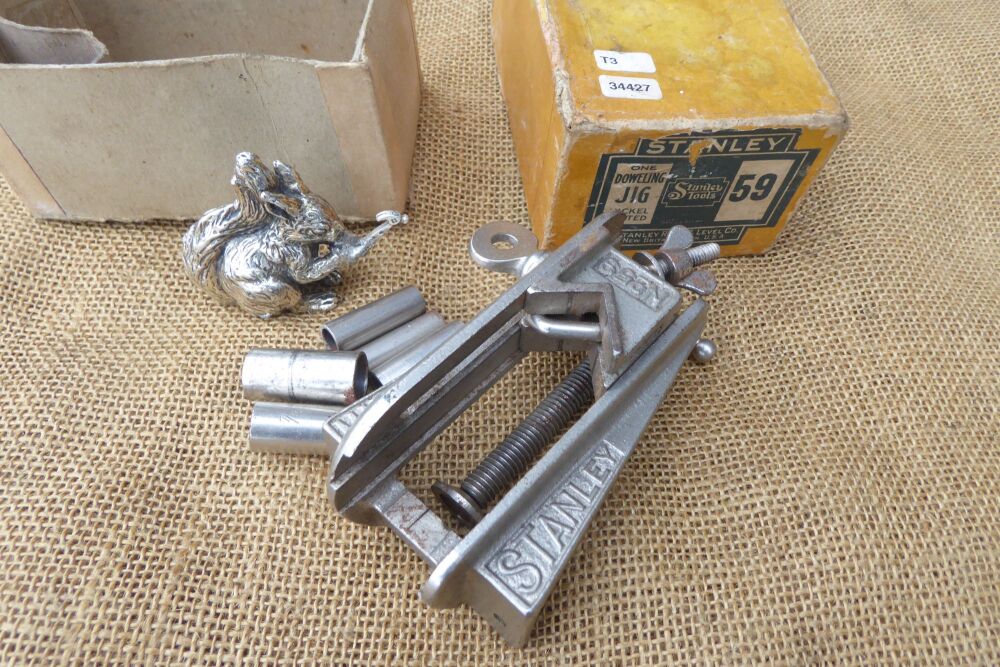 Stanley No.59 Nickel Plated Dowelling Jig