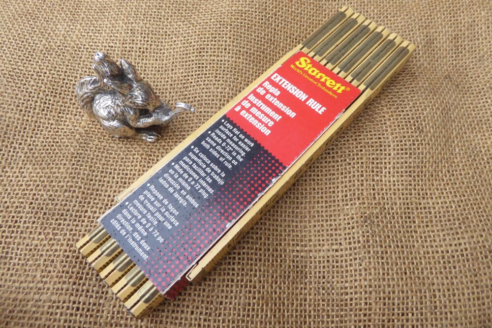 Starrett SX40F 0-72" Folding Rule In Original Packaging