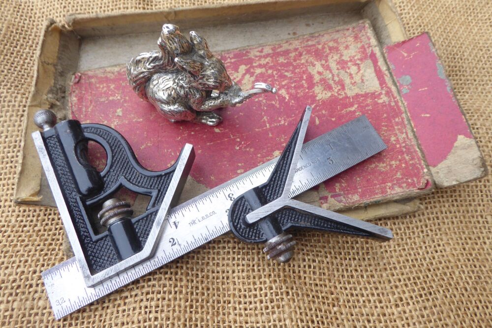 The L.S.S Co. (Starrett) No.4 Combination Square - 4"