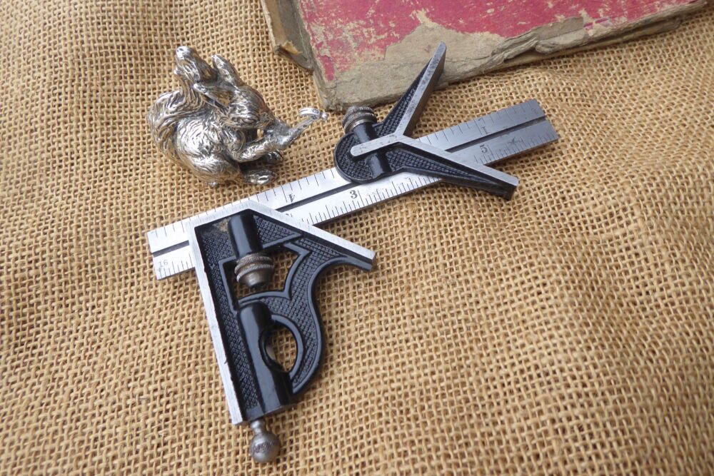 The L.S.S Co. (Starrett) No.4 Combination Square - 4"