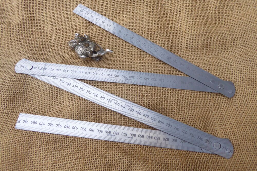 Rabone Chesterman No.55R 1000mm (1 Meter) Folding Steel Rule