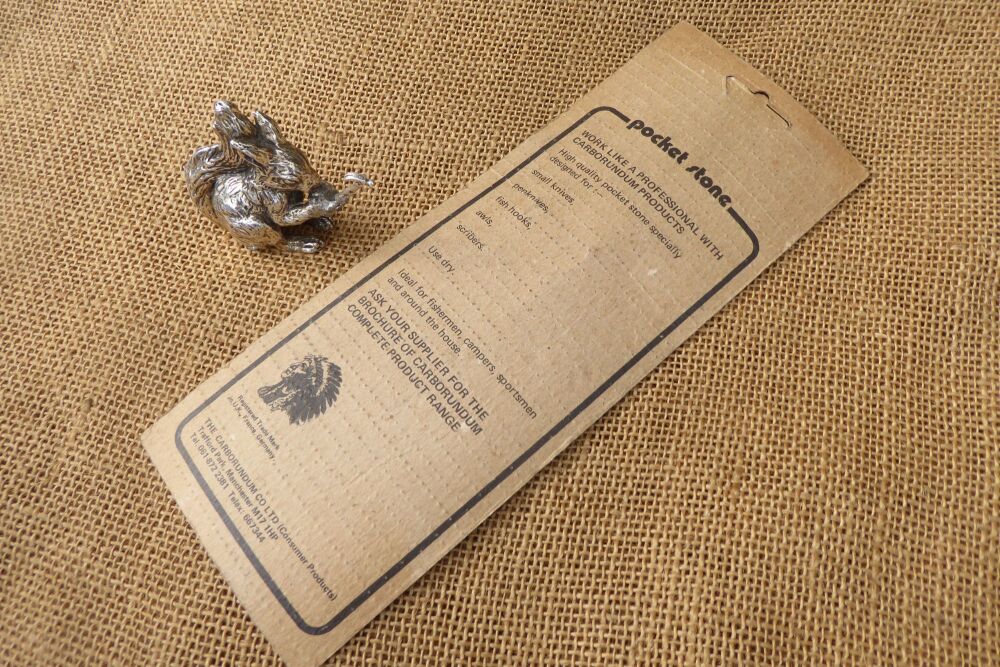 Genuine Carborundum Pocket Stone