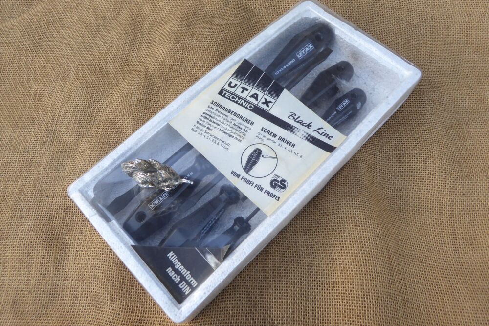 Scarce Utax Technic Black Line Screw Driver Set
