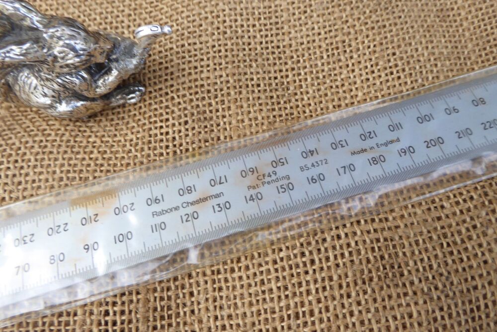 Rabone Chesterman CF49 300mm Chrome Face Steel Rule