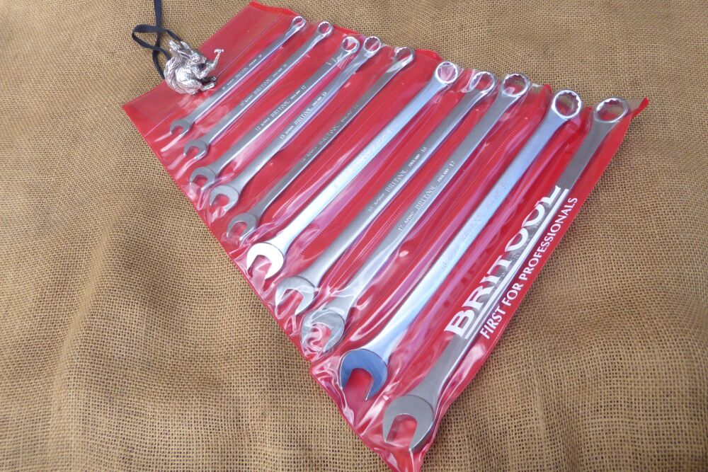Britool 10 - 19mm Combination Spanner Set