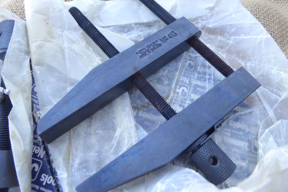 Pair Of Eclipse No.413 Toolmakers Clamps - 3 1/4" Capacity