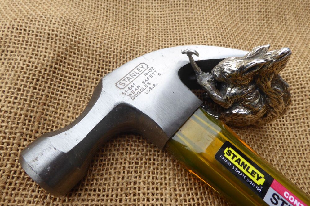 Scarce Stanley 51-641 16oz Contractor grade Steel I-Beam Claw Hammer