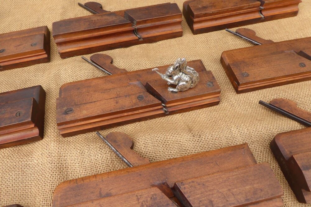 9 x Edward James Birch (77 Weedington Rd, Kentish Town) Moulding Planes
