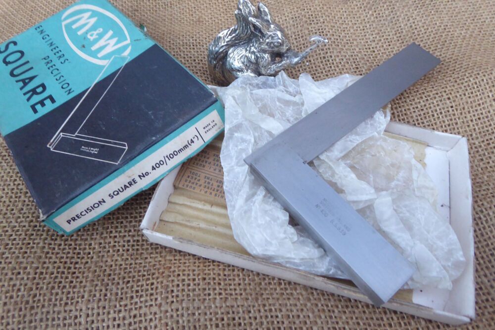 Moore & Wright No.400 4" / 100mm Engineers' Precision Square