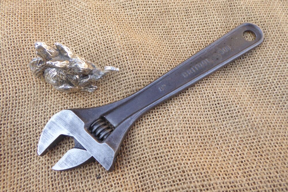 Britool No. 308 8" Adjustable Spanner - Made In Sweden