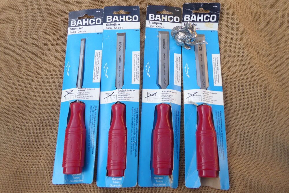 Bahco 1031 Shark Brand Bevel Edged Chisels - Bahco 956