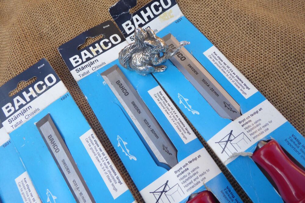 Bahco 1031 Shark Brand Bevel Edged Chisels - Bahco 956