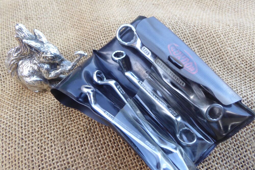 Set Of 4 Gordon Tools Ring Spanners From 5/32" - 7/16"