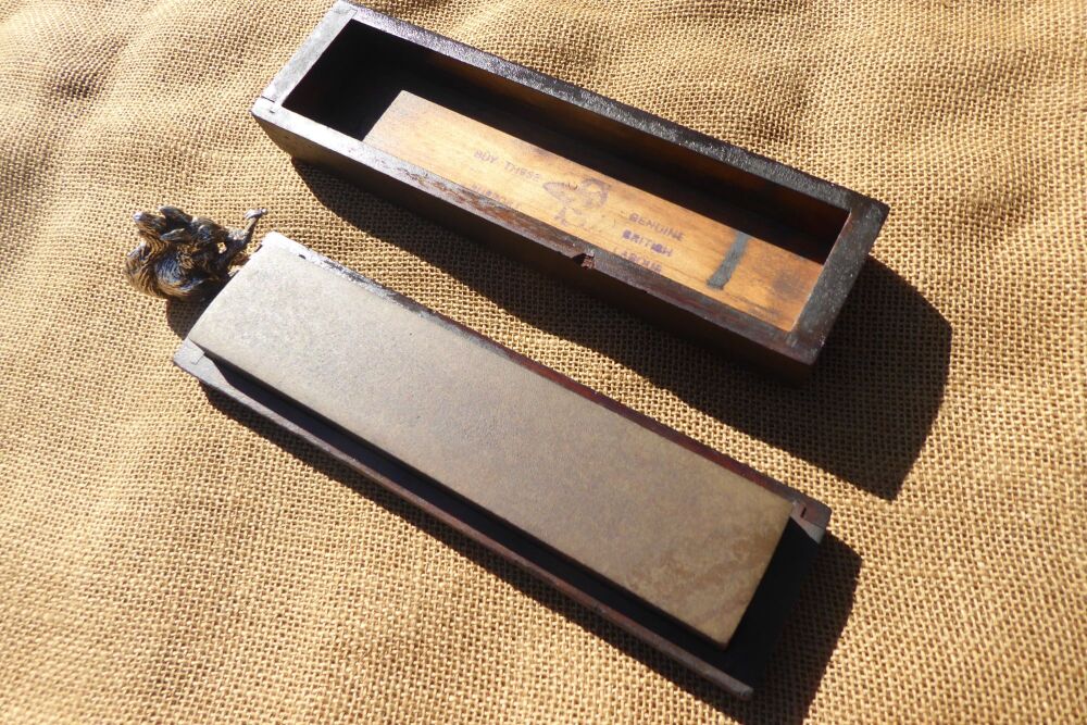 Norton Shark Brand Natural 9" x 2" x 1" Washita Oil Stone