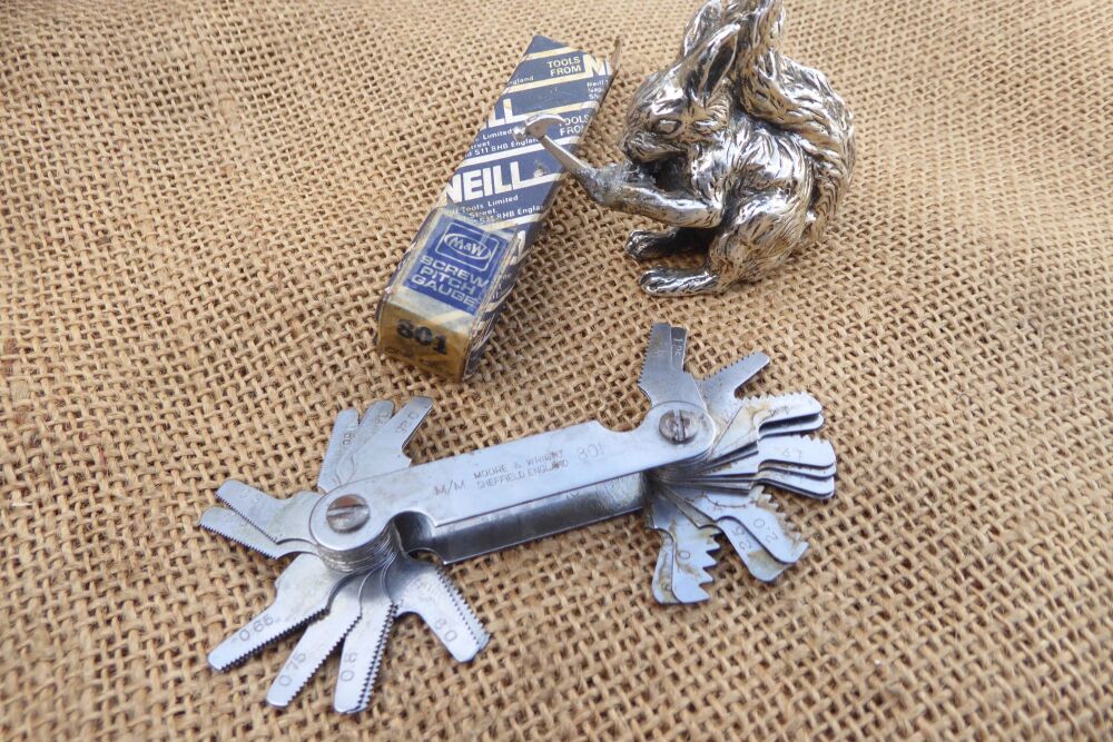 Moore & Wright No.801 Metric Thread / Screw Pitch Gauge - 0.25 - 3.0