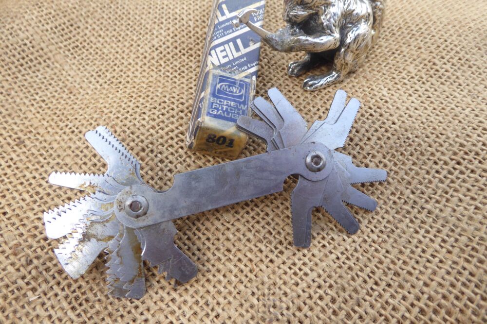 Moore & Wright No.801 Metric Thread / Screw Pitch Gauge - 0.25 - 3.0