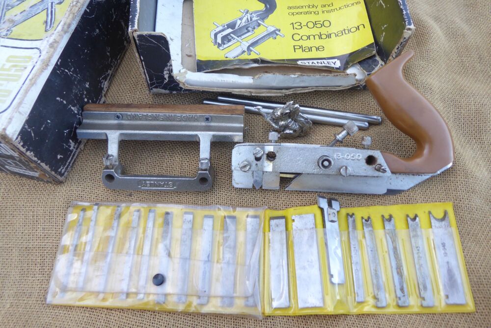 Stanley 13-050 Combination Plane With Cutters