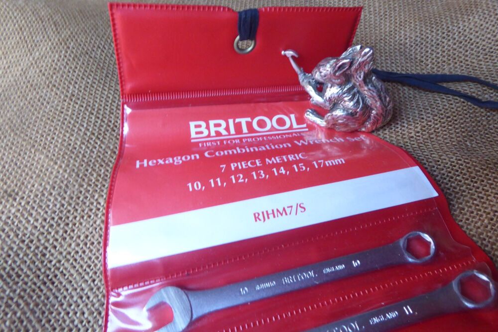 Britool RJHM7/S 10 - 17mm Hexagon Combination Wrench Set