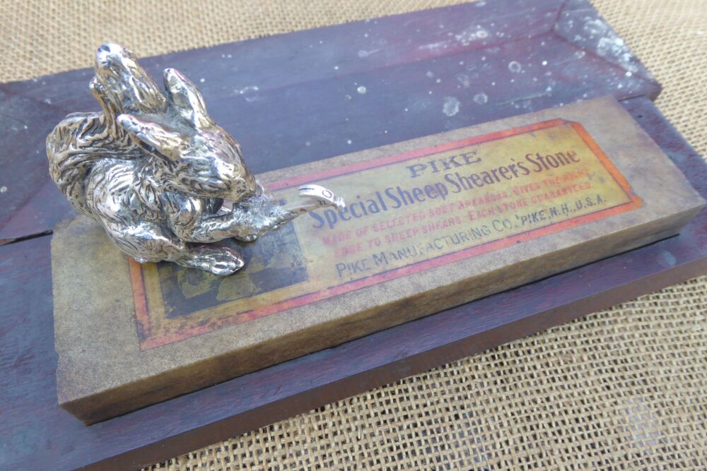 Vintage 'Pike' Special Sheep Shearer's Oil Stone (Arkansas)