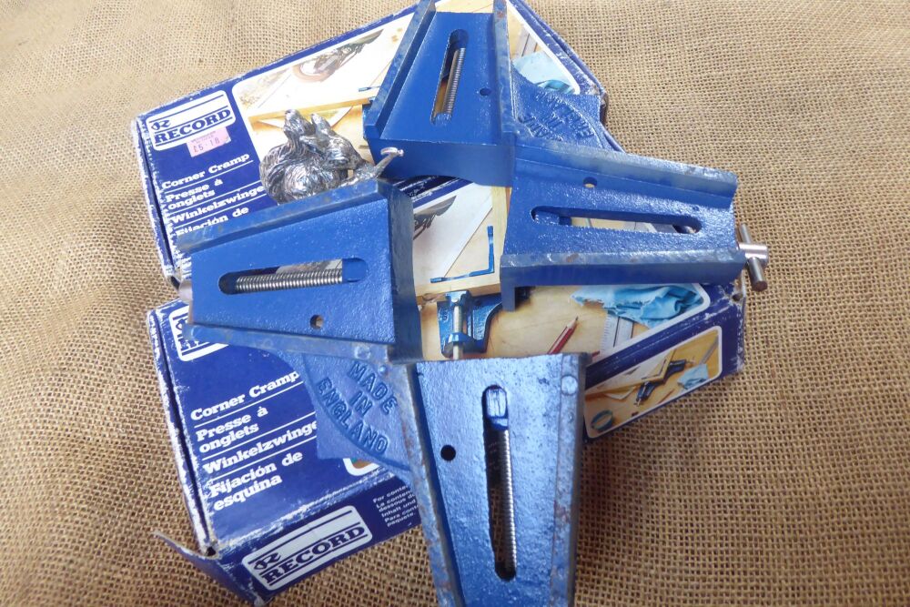 Pair Of Boxed Record 140 Corner Cramps / Clamps