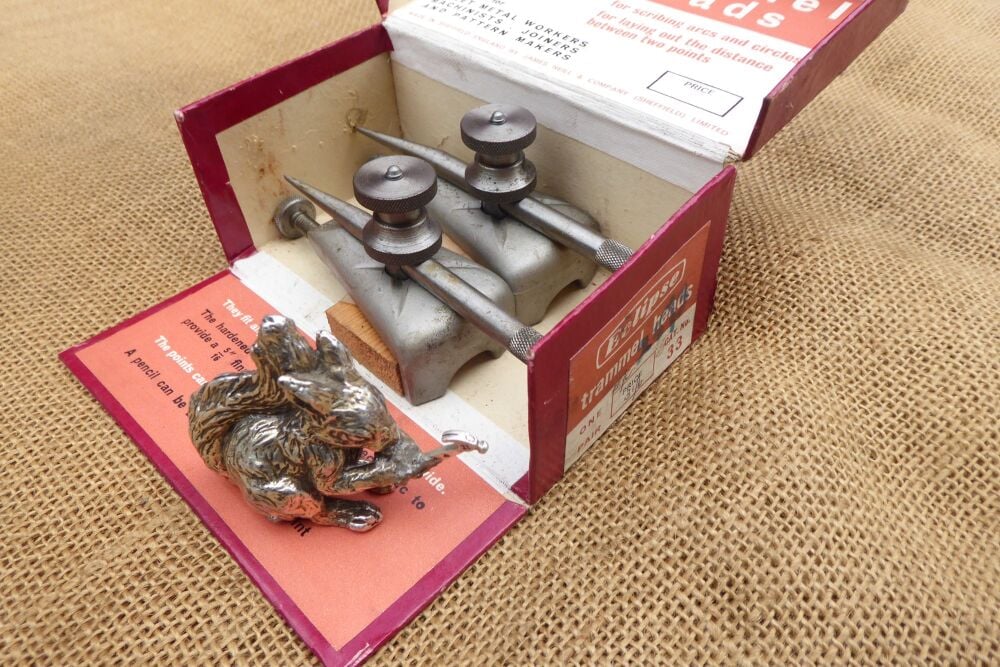 Pair Of Eclipse No.33 Trammel Points With Box