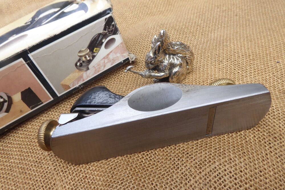Stanley G12 - 060 Low Angle Adjustable Mouth Block Plane With Stanley Iron
