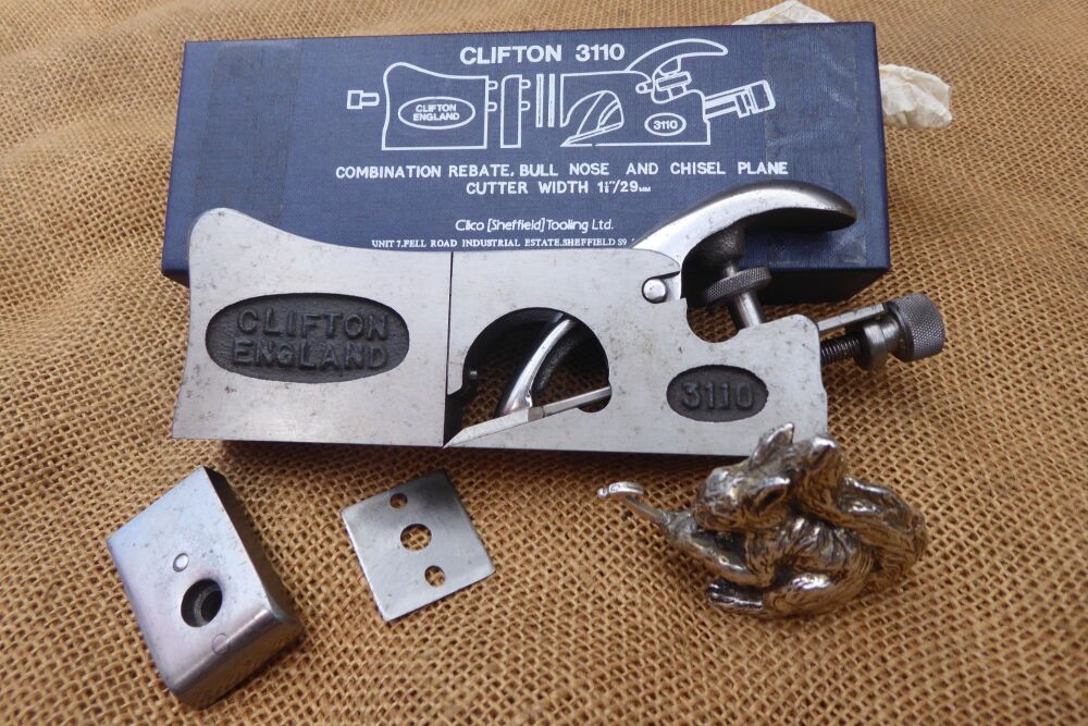 Clifton 3110 Combination Rebate Bull Nose And Chisel Plane
