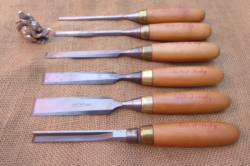 Robert Sorby Bevel Edged Chisels & V Chisel