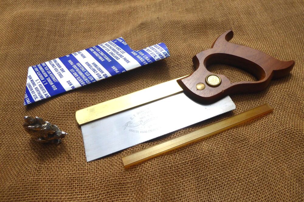 E.T Roberts & Lee No.590 Dorchester 8" Brass Backed Tenon Saw