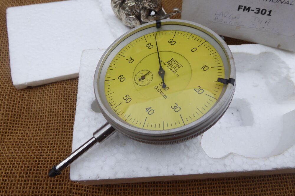 Large Dial John Bull 3S2 0.01mm Dial Test Indicator
