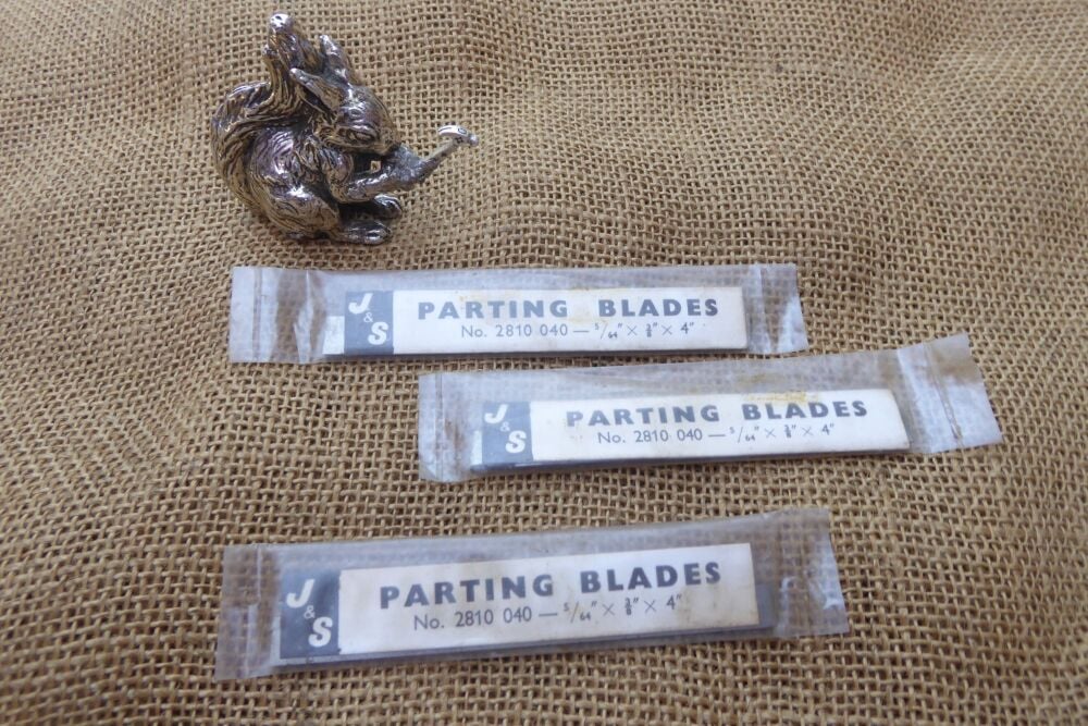 Job Lot Of 3 Original Jones & Shipman No. 2810 040 Parting Off Blades