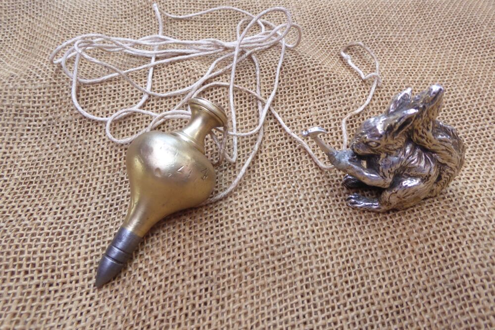 Vintage Brass & Steel Plumb Bob