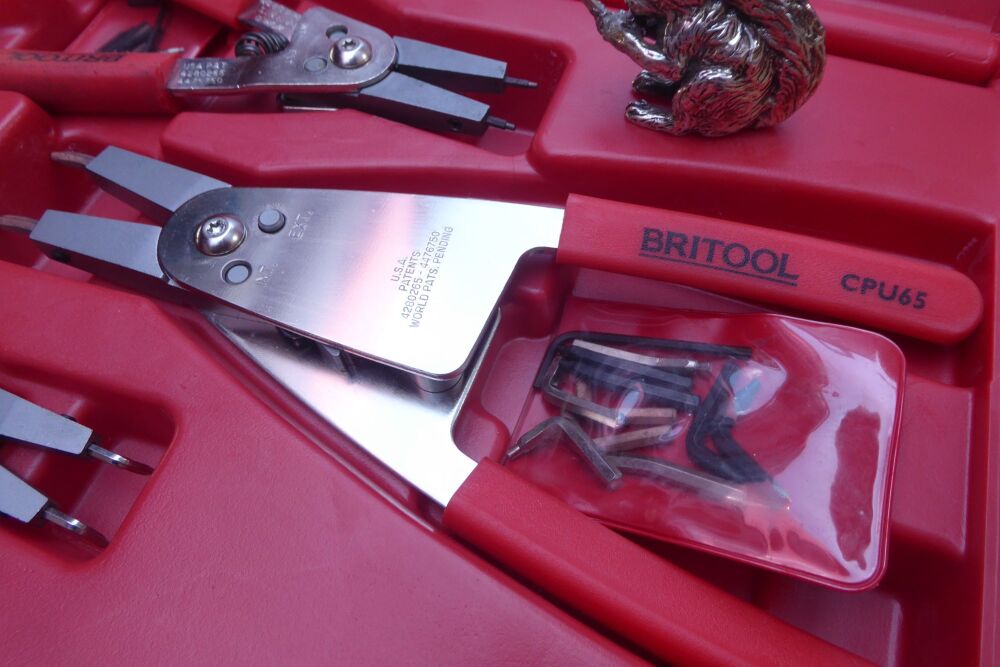 Britool CPU Set 3 Internal & External Circlip Plier Set