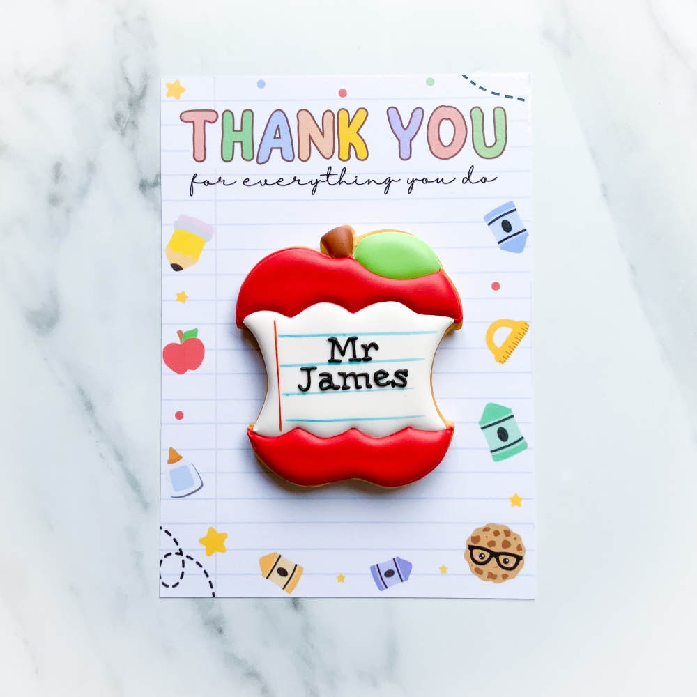 Thank you for all that you do cookie card