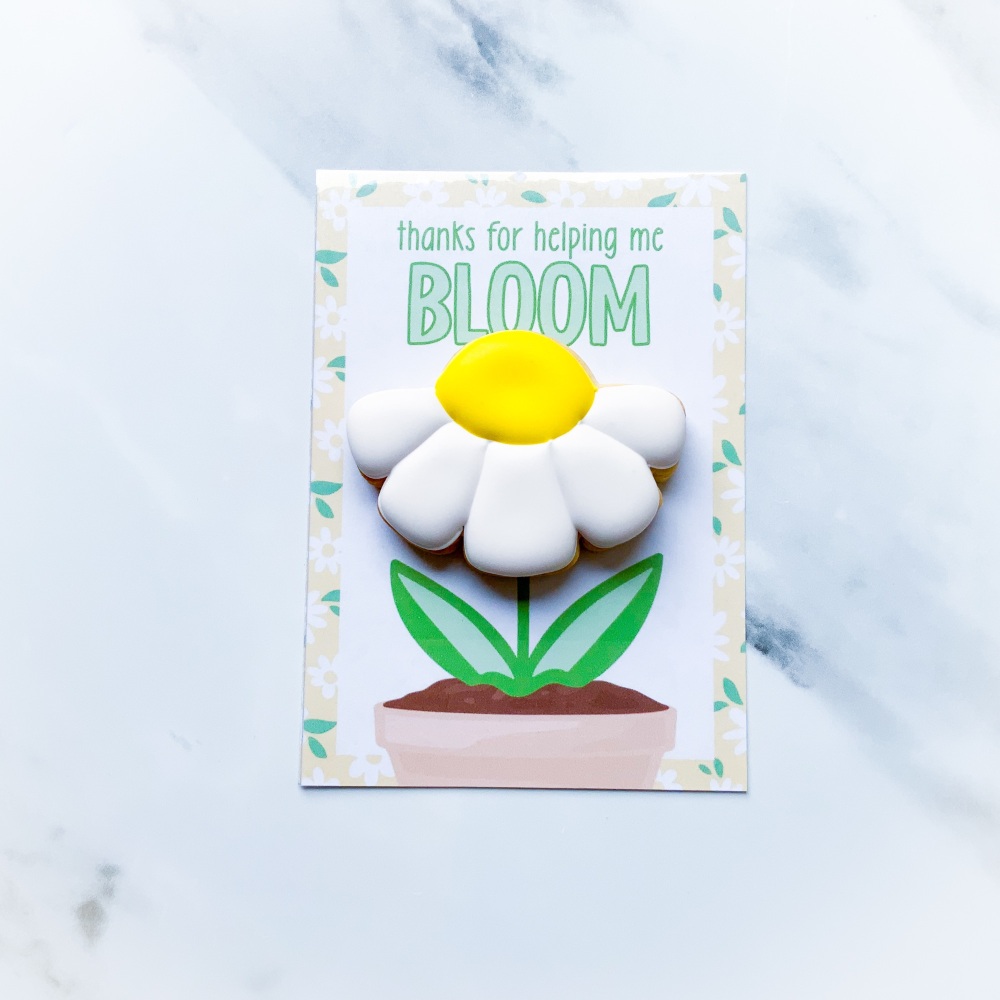 Bloom cookie card