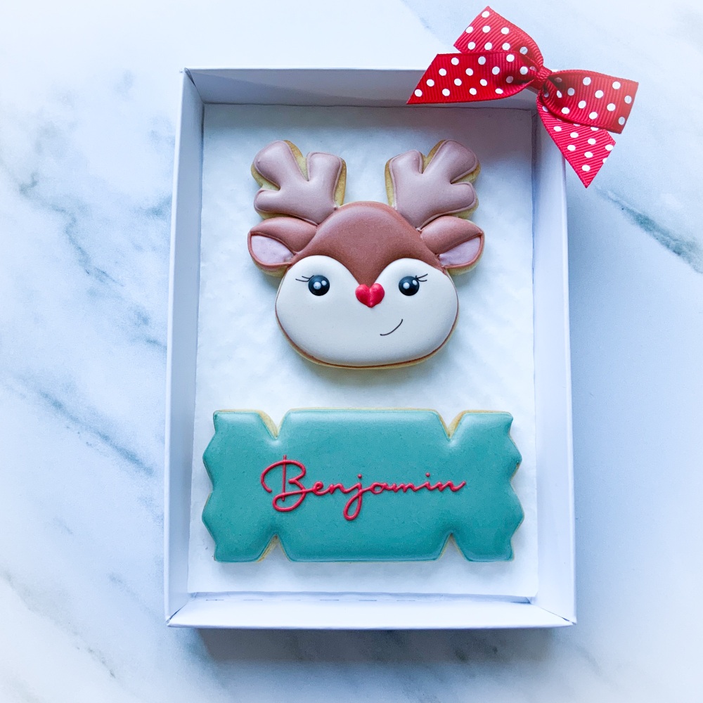 Rudolph and Cracker gift set