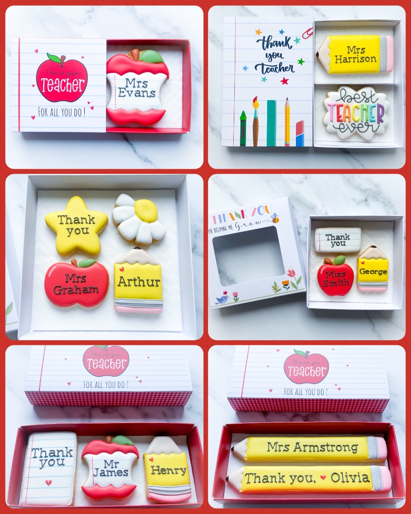 Teacher Appreciation Cookie gifts