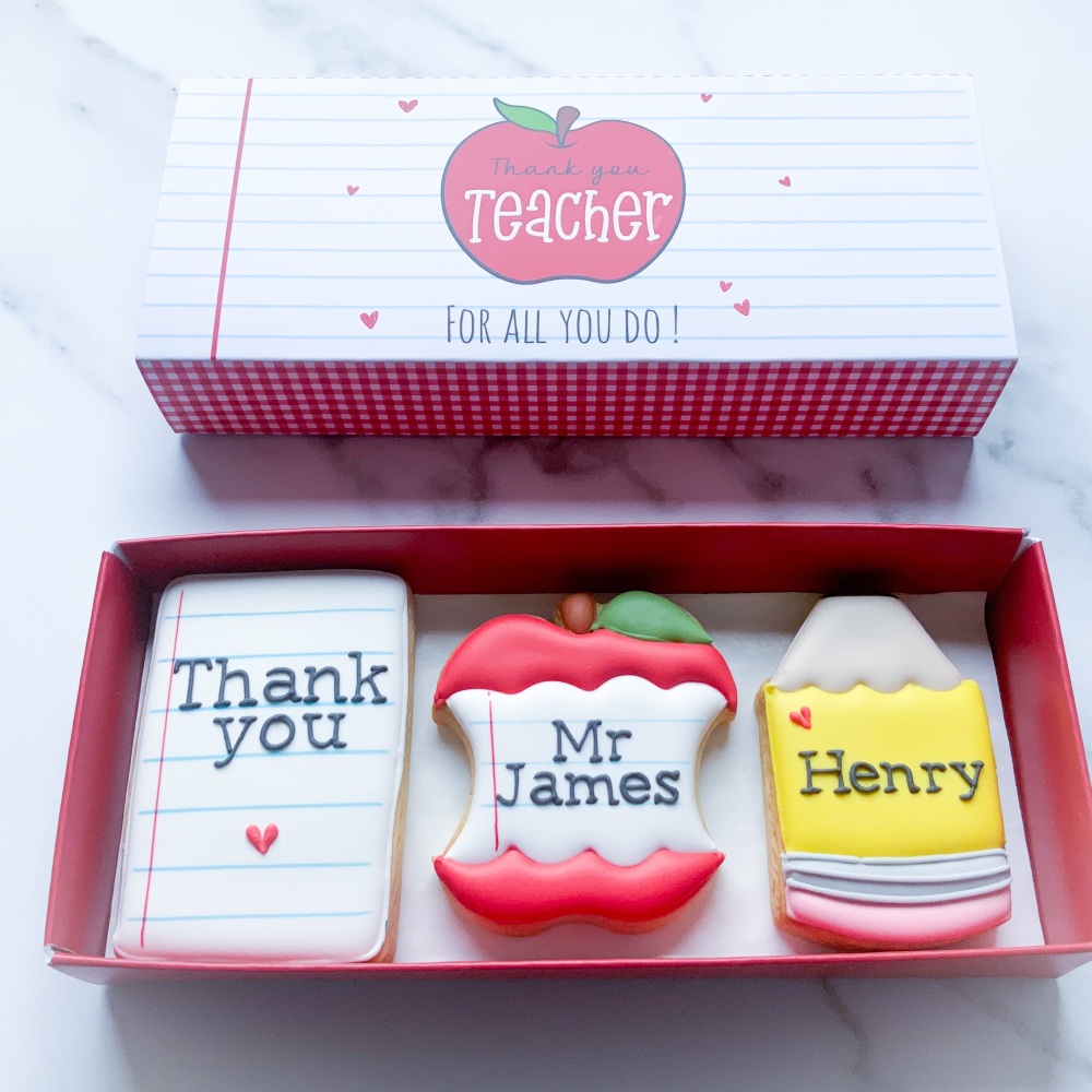 Personalised cookie trio