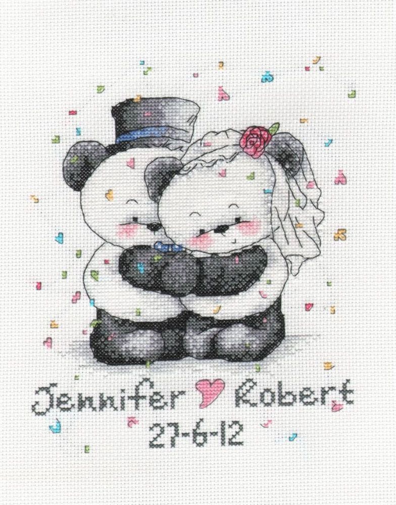 Party Paws - Bamboos Wedding cross stitch