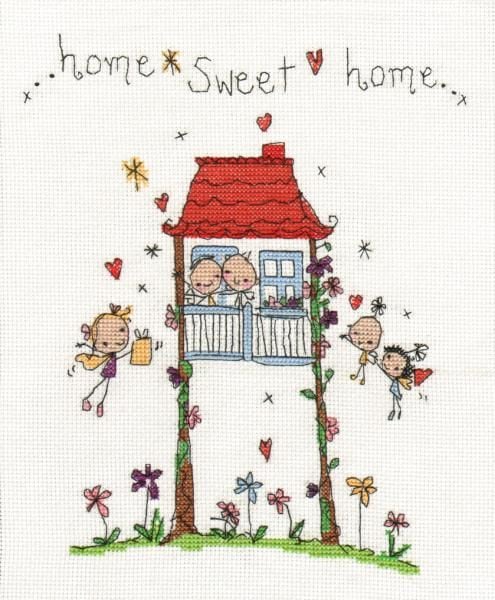 Juicy Lucy "Home Sweet Home" Cross Stitch