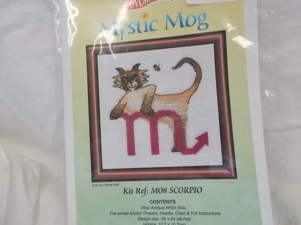 Mystic Mog Sign of the Zodiac chart - Scorpio